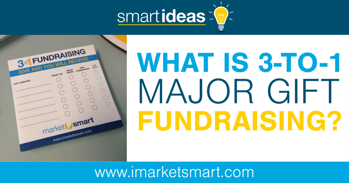 What is 3to1 Major Gift Fundraising? MarketSmart