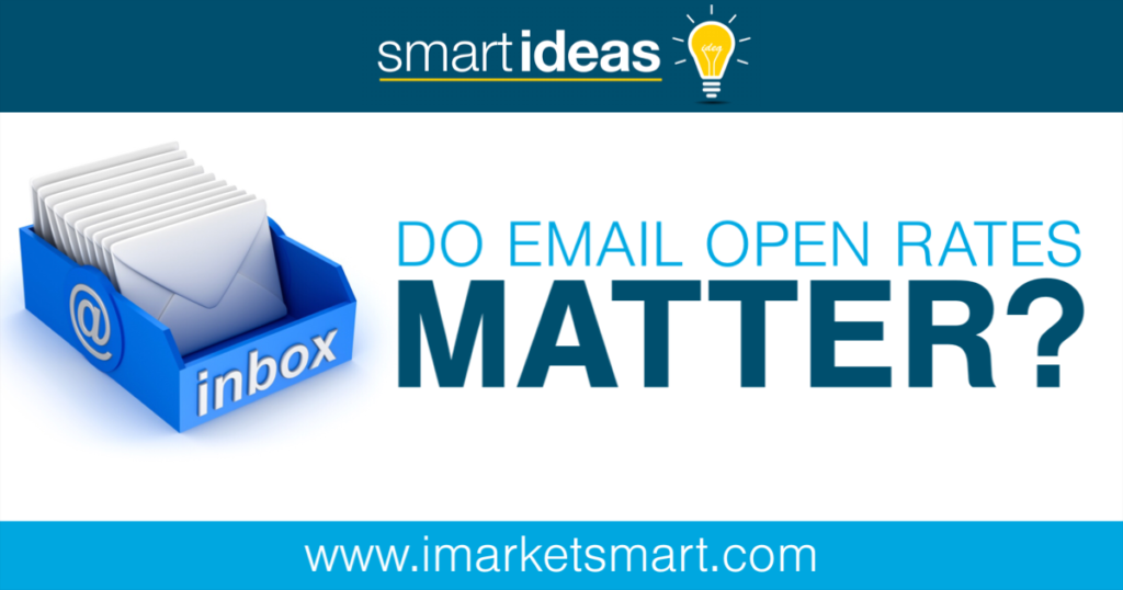 Do email open rates matter