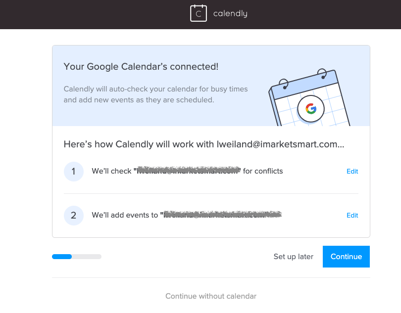 How do I get my Calendly link setup? - MarketSmart LLC